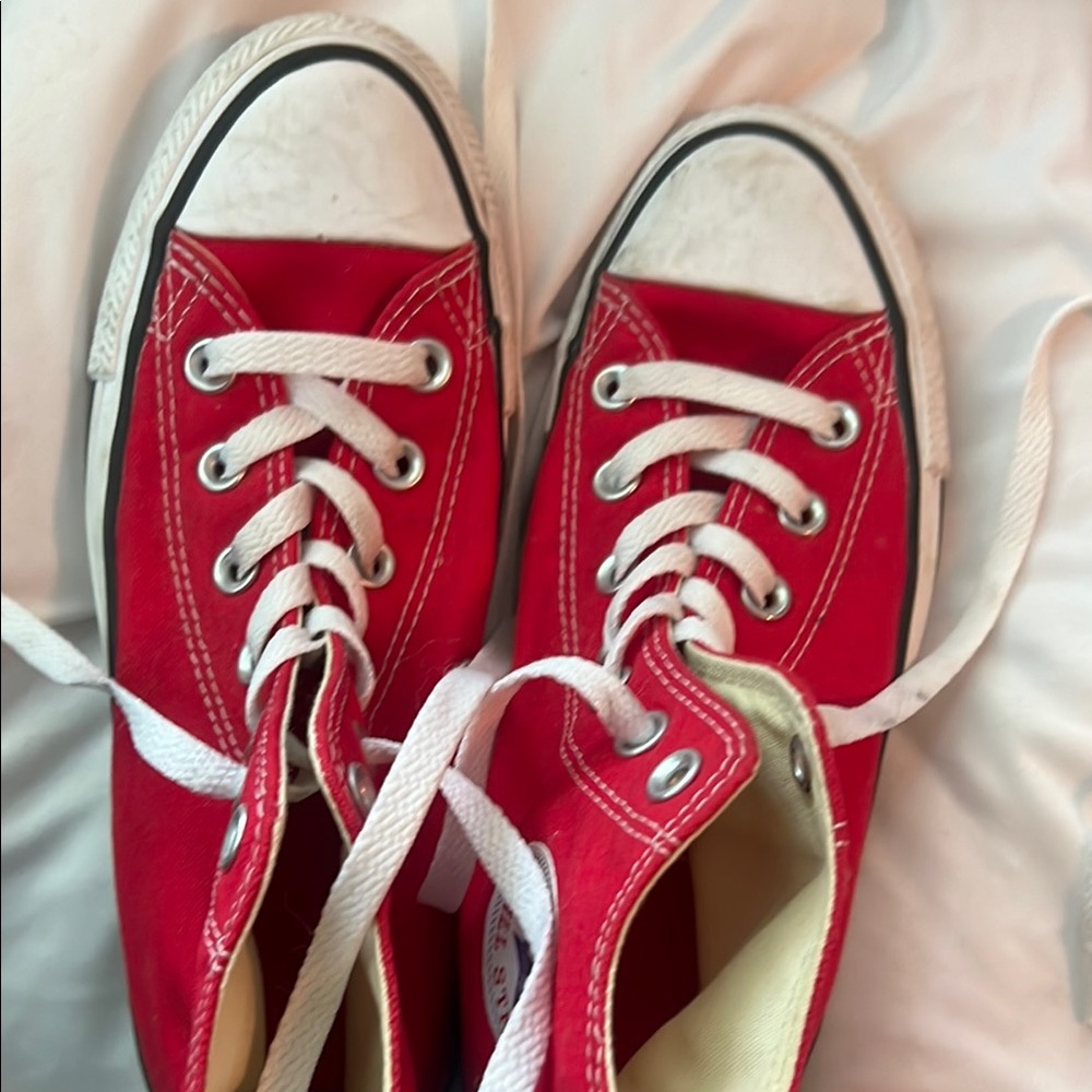 Converse chuck Taylor high top -All Star Red Canvas Sneakers